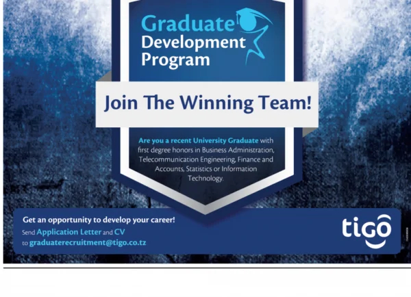 Tigo Graduate Development Program November, 2020