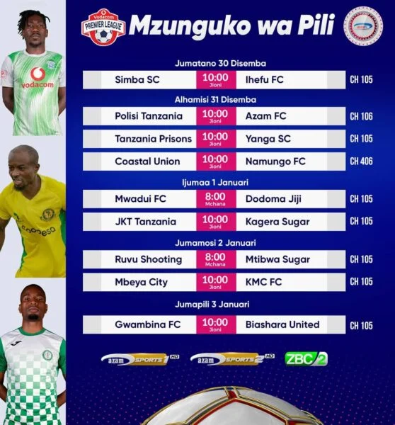 Ratiba Mzunguko Wa Pili VPL 2020/21 | VPL Fixture 