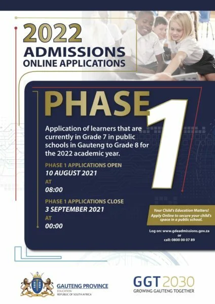 Grade 8 Online Application 2022-2023 Phase I