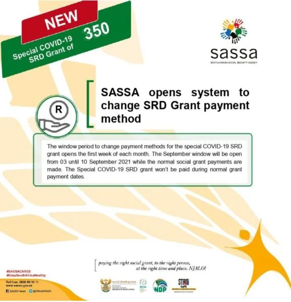 SASSA Change SRD Grant Payment Method Close Tomorrow 