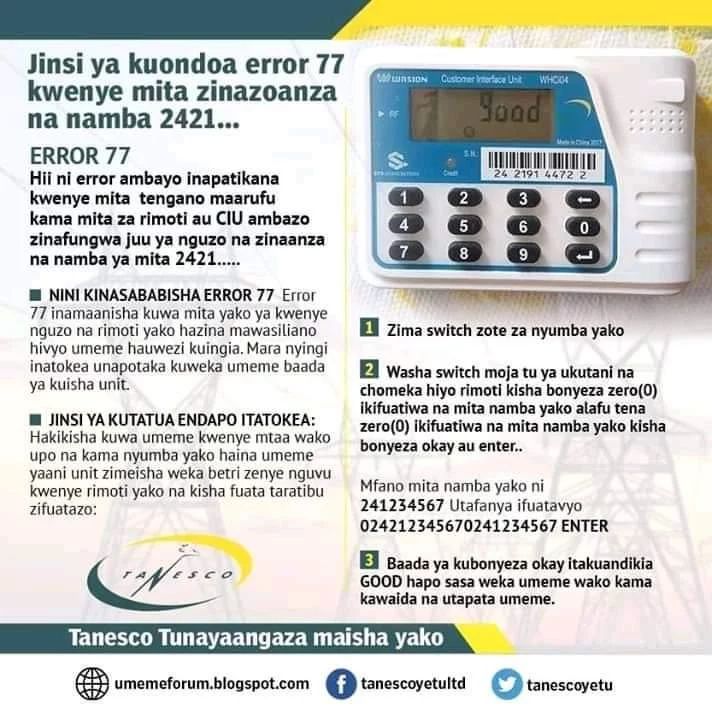 Jinsi ya kuondoa error 77 | How to remove error 77