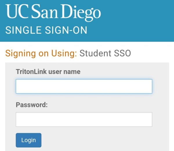 How to access WebReg UCSD 2022