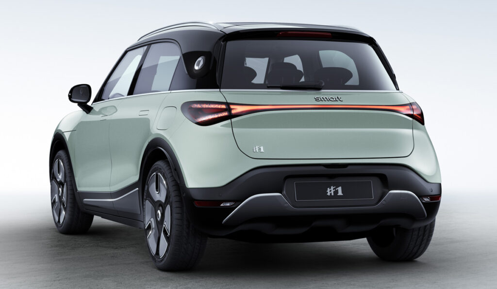 New 2022 Smart #1 EV SUV revealed