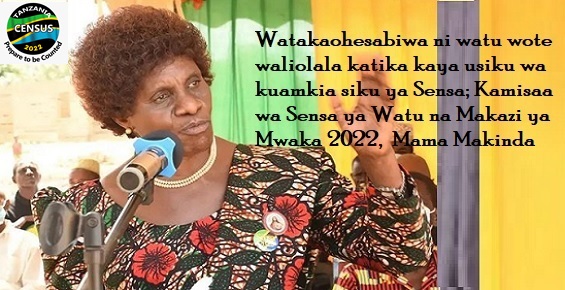 Majina Ya waliochaguliwa sensa 2022 PDF