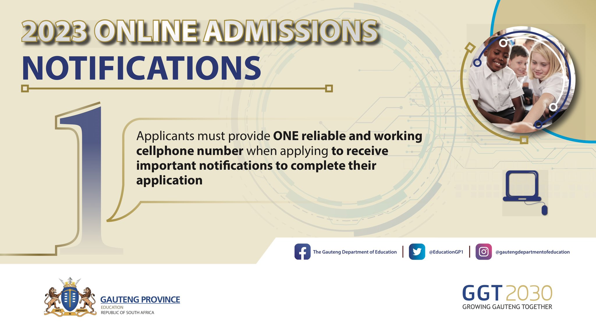 GDE Online Admission 2023 Application Procedure (APPLY HERE)