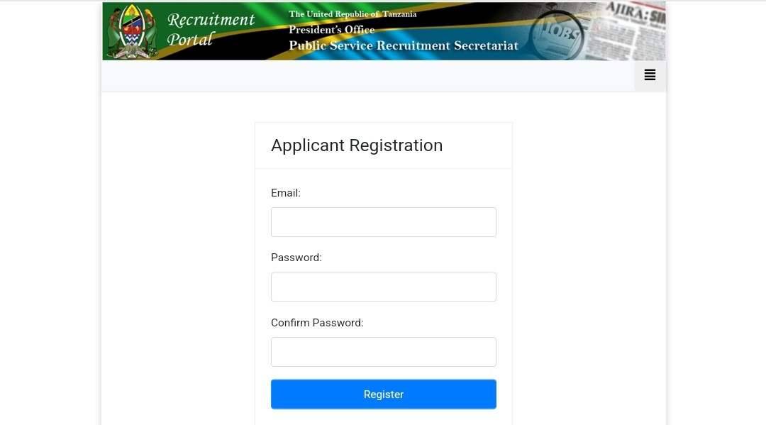 How Register Ajira Portal Recruitment System | Njisi Ya Kujisajili Ajira Portal